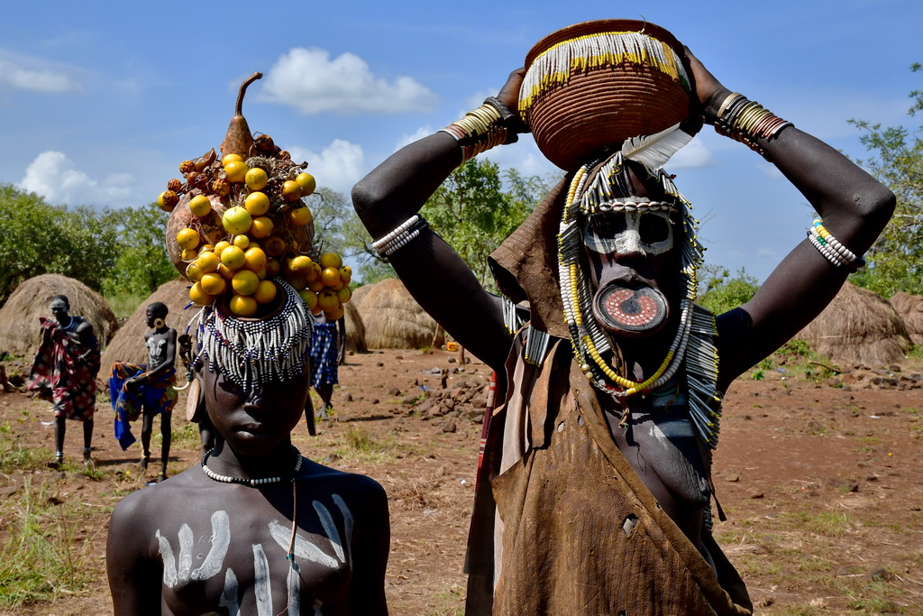 Mursi villages